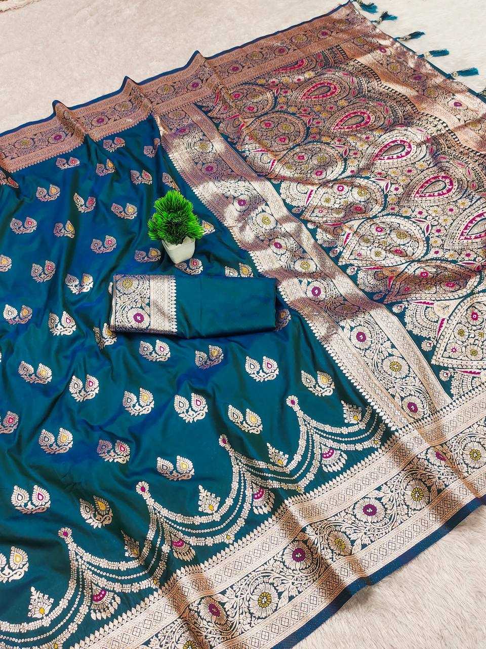 Ynf Banarasi Soft Silk RIN150 Banarasi-15 Sarees Silk Sarees Festive Collections Wholesale Banarasi Silk Sarees Traditional Silk Sarees Silk Sarees With Blouse Manufacturer