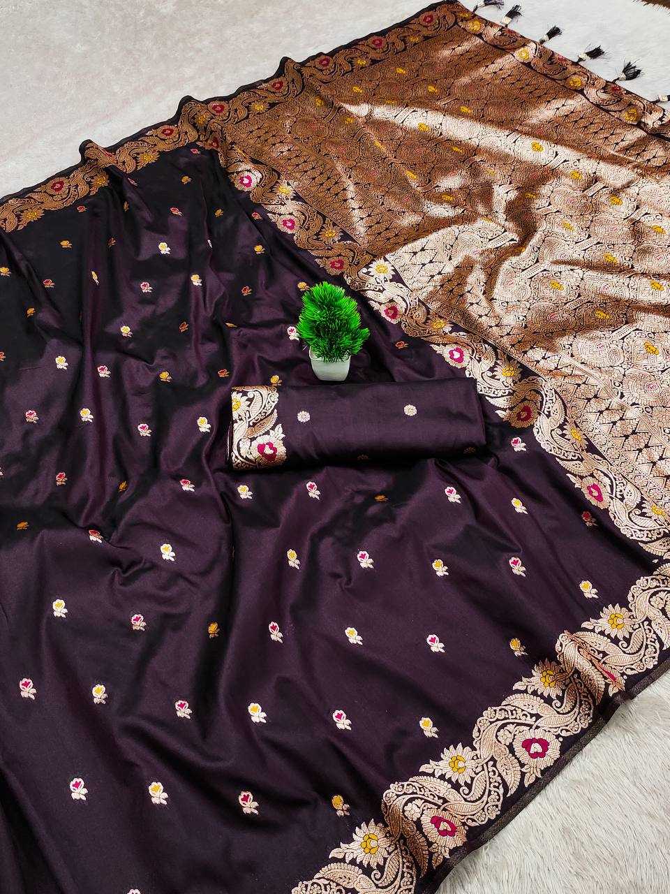 Ynf Banarasi Soft Silk RIN150 Banarasi-18 Sarees Silk Sarees Festive Collections Wholesale Banarasi Silk Sarees Traditional Silk Sarees Silk Sarees With Blouse Manufacturer