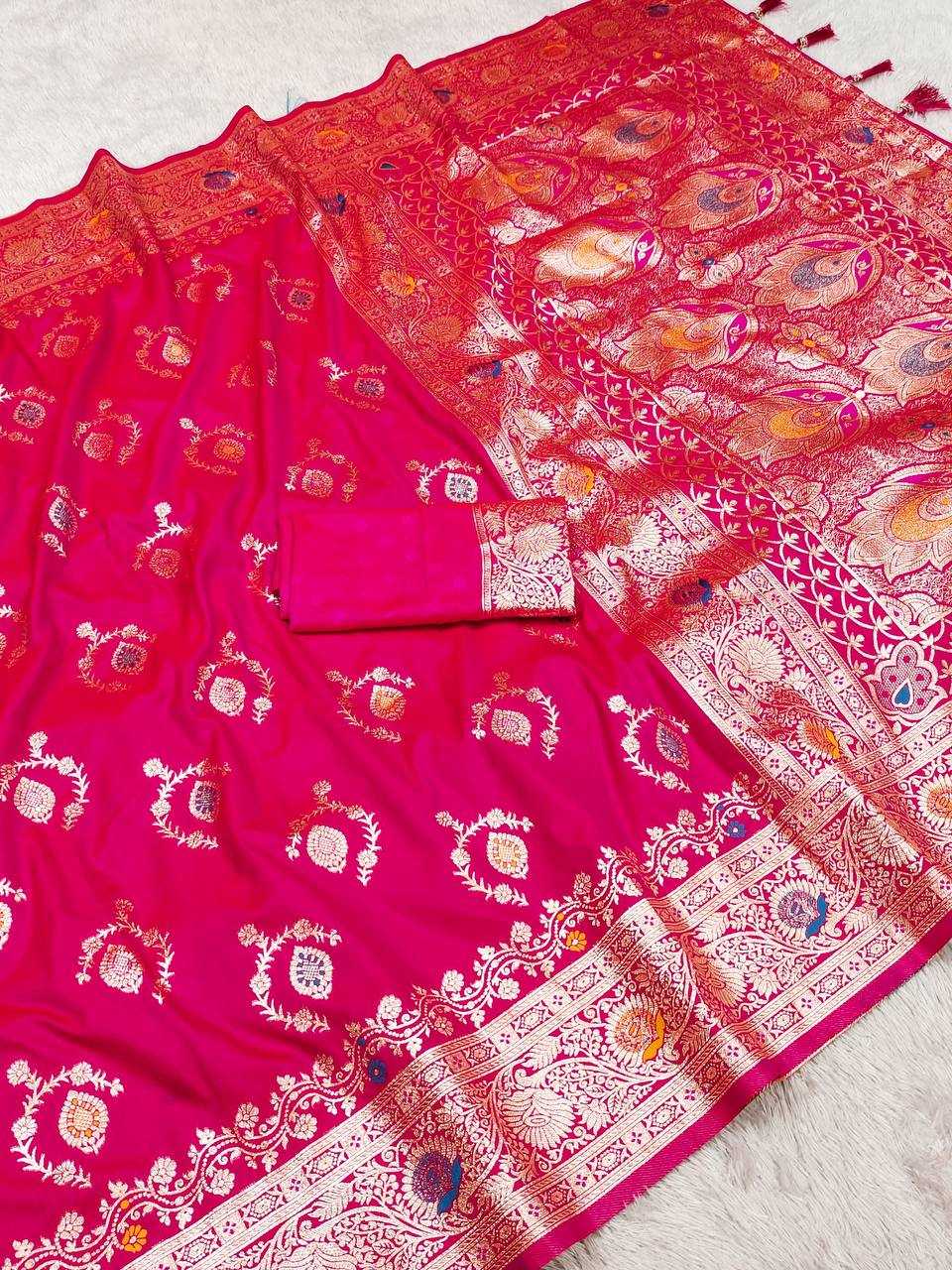 Ynf Banarasi Soft Silk RIN150 Banarasi-19 Sarees Silk Sarees Festive Collections Wholesale Banarasi Silk Sarees Traditional Silk Sarees Festival Silk Sarees Manufacturer