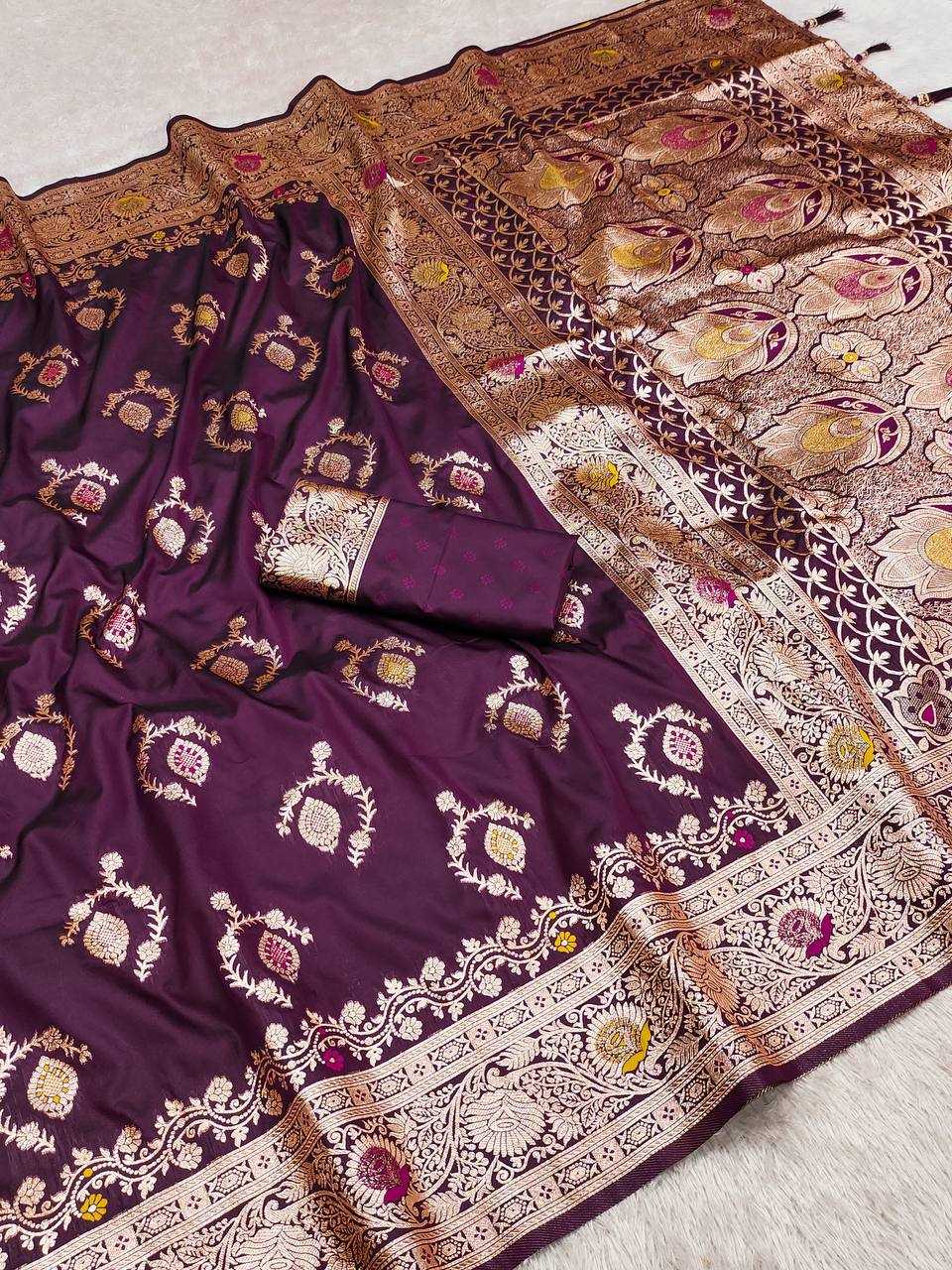 Ynf Banarasi Soft Silk RIN150 Banarasi-19 Sarees Silk Sarees Festive Collections Wholesale Banarasi Silk Sarees Traditional Silk Sarees Festival Silk Sarees Manufacturer