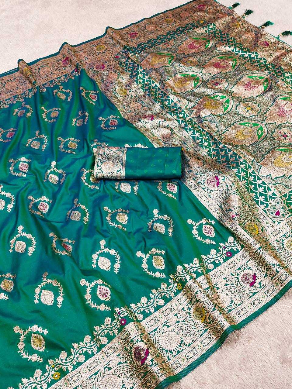 Ynf Banarasi Soft Silk RIN150 Banarasi-19 Sarees Silk Sarees Festive Collections Wholesale Banarasi Silk Sarees Traditional Silk Sarees Festival Silk Sarees Manufacturer