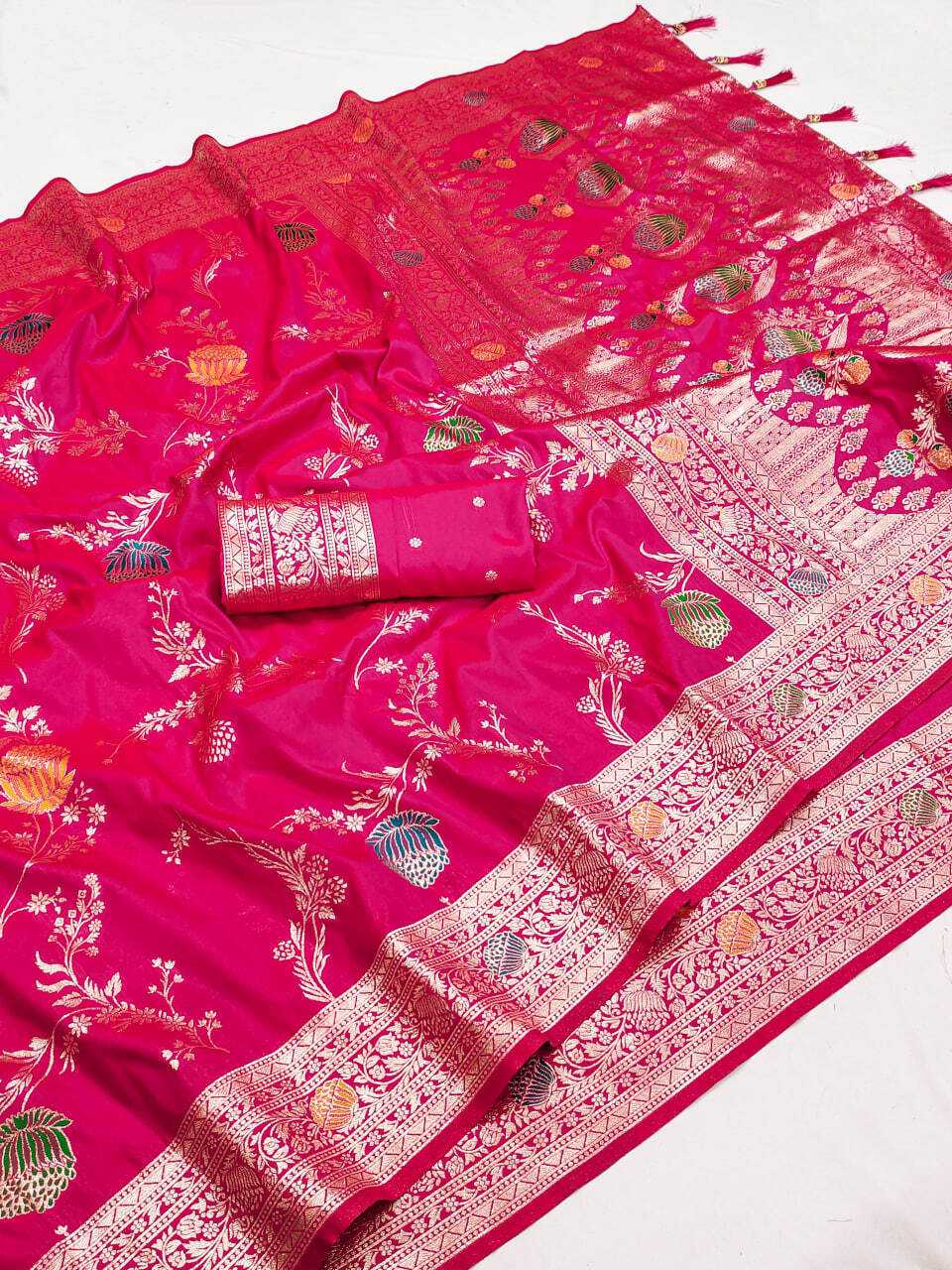 Ynf Banarasi Soft Silk RIN150 Banarasi-2 Sarees Silk Sarees Festive Collections Wholesale Banarasi Silk Sarees Traditional Silk Sarees Silk Sarees With Blouse Manufacturer