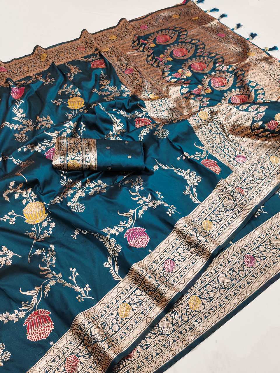 Ynf Banarasi Soft Silk RIN150 Banarasi-2 Sarees Silk Sarees Festive Collections Wholesale Banarasi Silk Sarees Traditional Silk Sarees Silk Sarees With Blouse Manufacturer