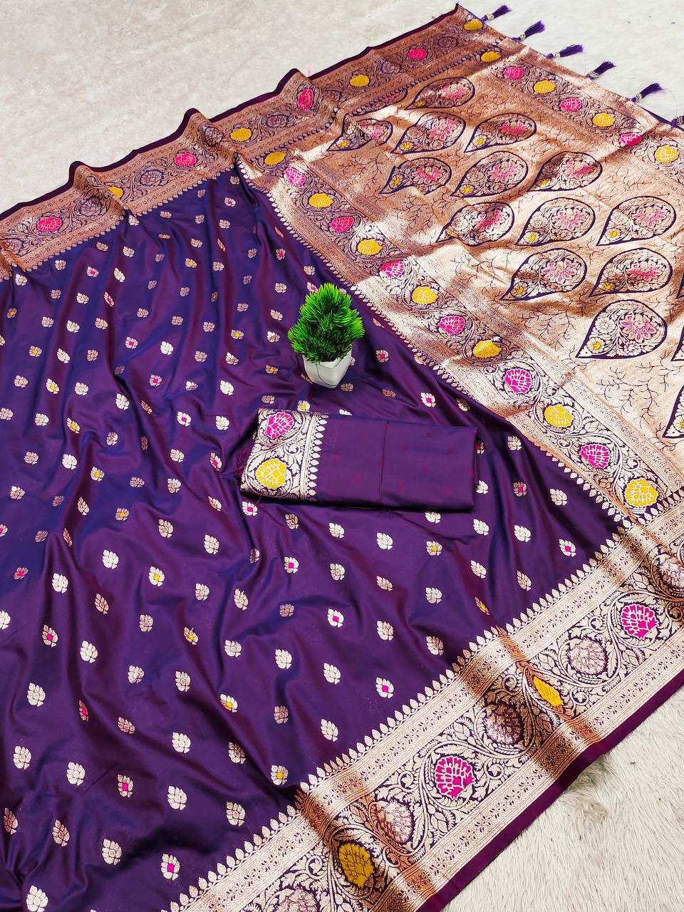 Ynf Banarasi Soft Silk RIN150 Banarasi-23 Silk Sarees Wedding Collections Festive Collections Wholesale Banarasi Silk Sarees Traditional Silk Sarees Silk Sarees With Blouse Manufacturer