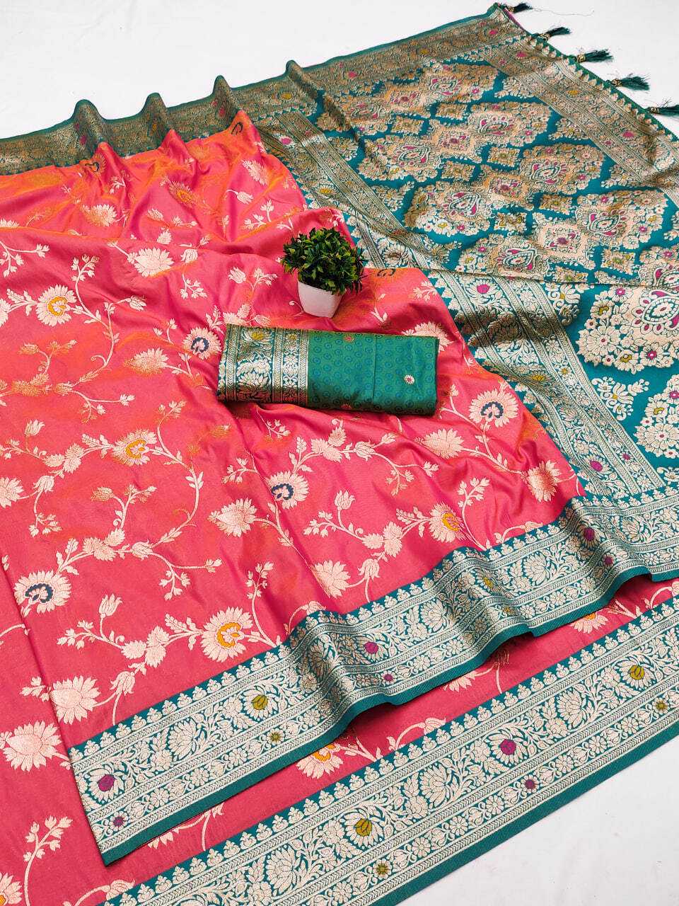 Ynf Banarasi Soft Silk RIN150 Banarasi-3 Sarees Silk Sarees Festive Collections Wholesale Banarasi Silk Sarees Traditional Silk Sarees Silk Sarees With Blouse Manufacturer