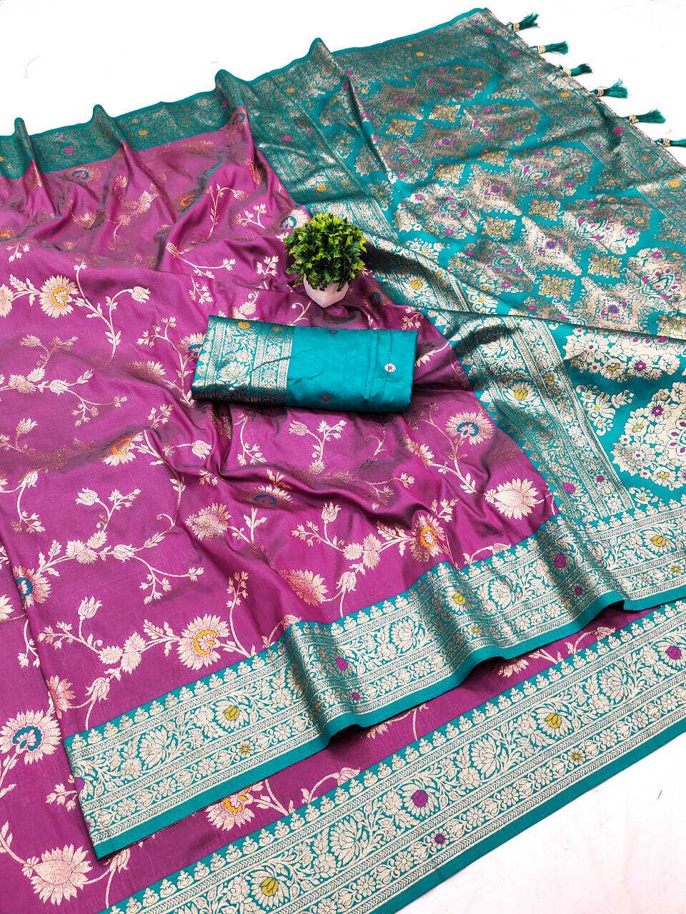 Ynf Banarasi Soft Silk RIN150 Banarasi-3 Sarees Silk Sarees Festive Collections Wholesale Banarasi Silk Sarees Traditional Silk Sarees Silk Sarees With Blouse Manufacturer