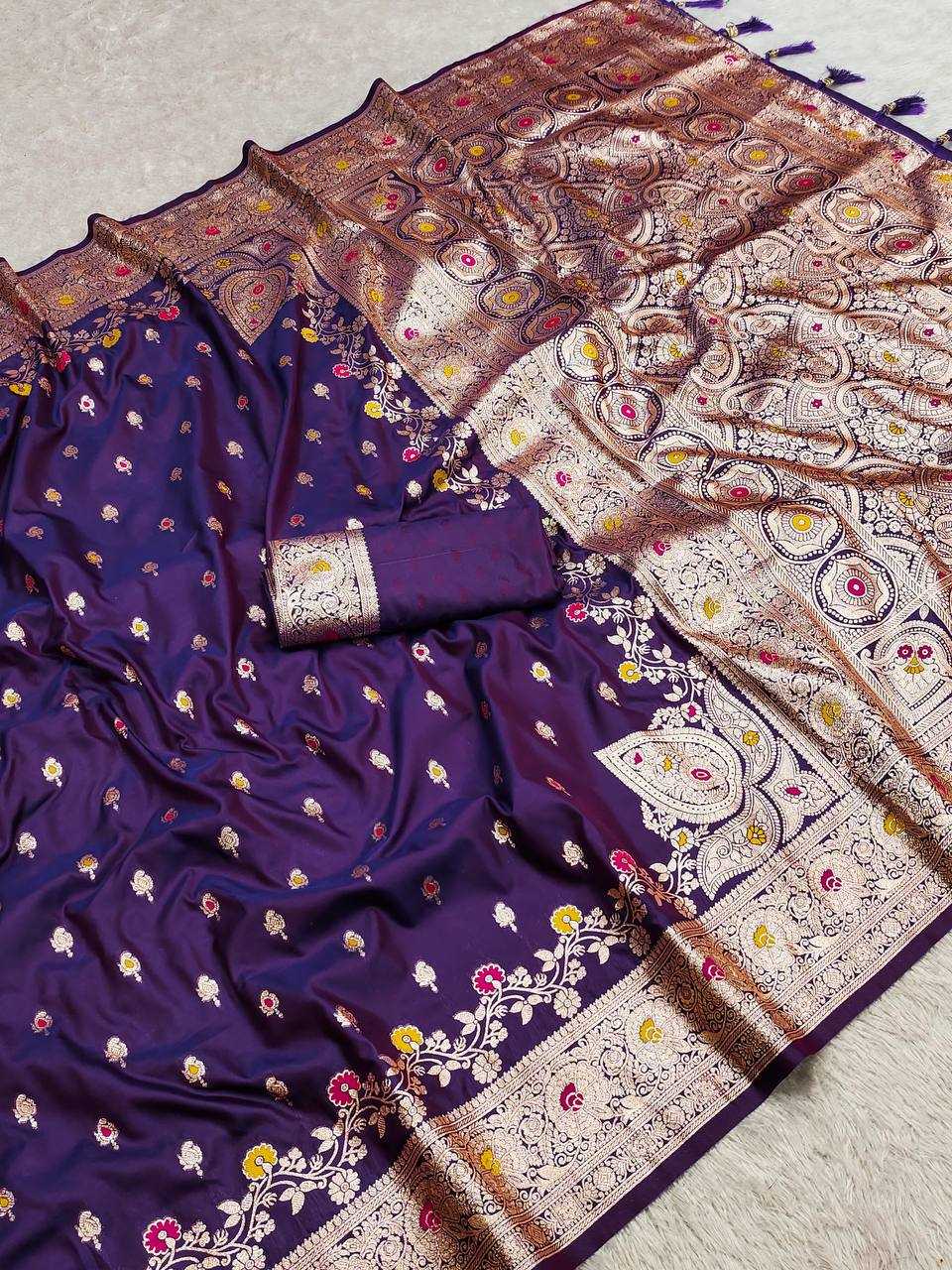 Ynf Banarasi Soft Silk RIN150 Banarasi-7 Sarees Silk Sarees Festive Collections Wholesale Banarasi Silk Sarees Traditional Silk Sarees Silk Sarees With Blouse Manufacturer