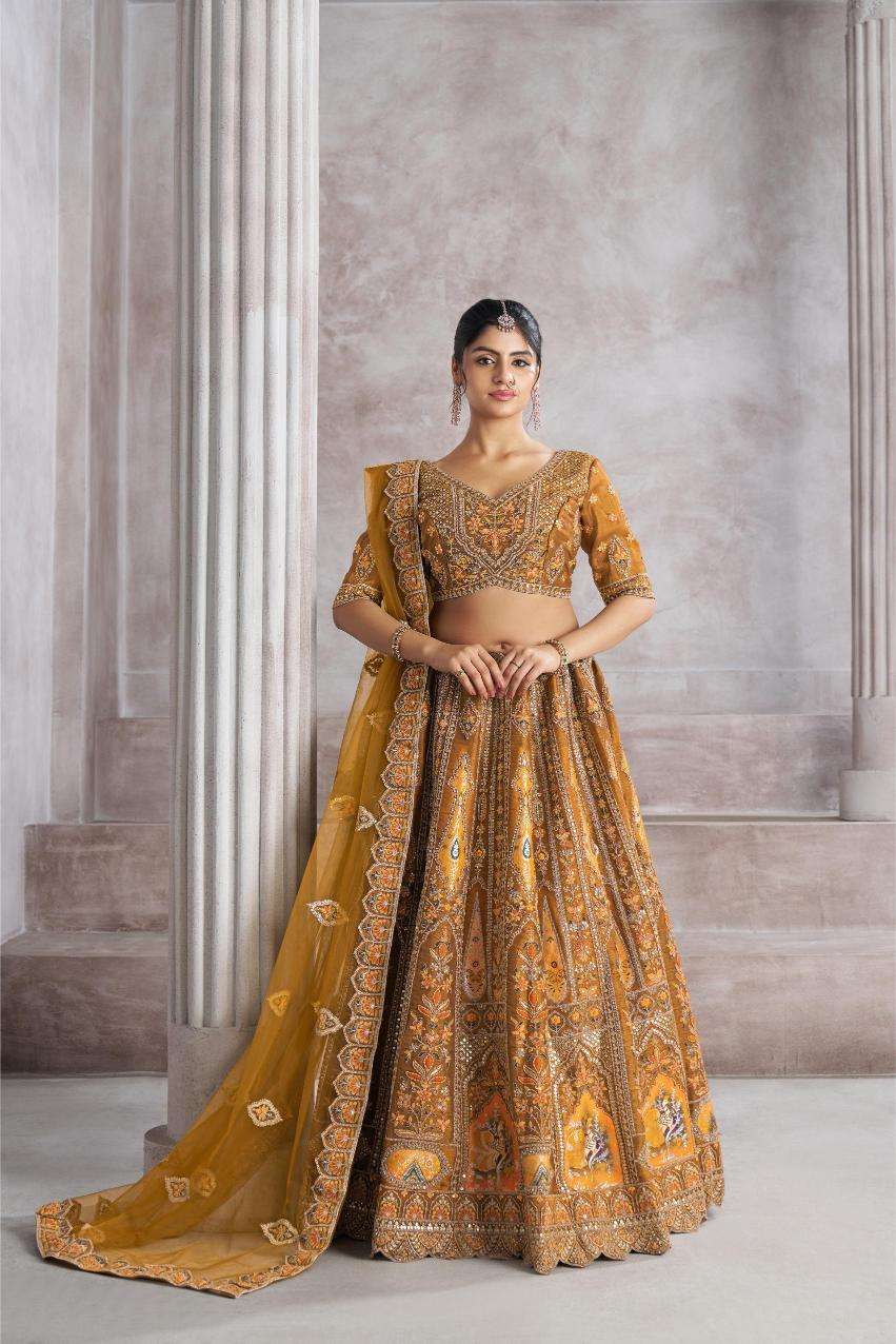 Ynf Banarasi Soft Silk RIN230 32 Lehengas Wholesale Designer Lehenga Embroidered Lehenga Banarasi Lehenga Manufacturer