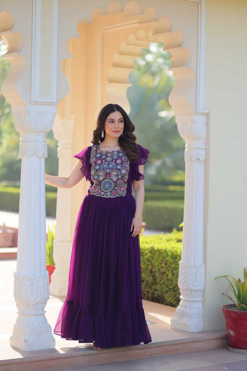 Ynf Blooming RIN197 4825 Gowns Wholesale Embroidery Gowns Bridal Gowns Designer Gowns Manufacturer