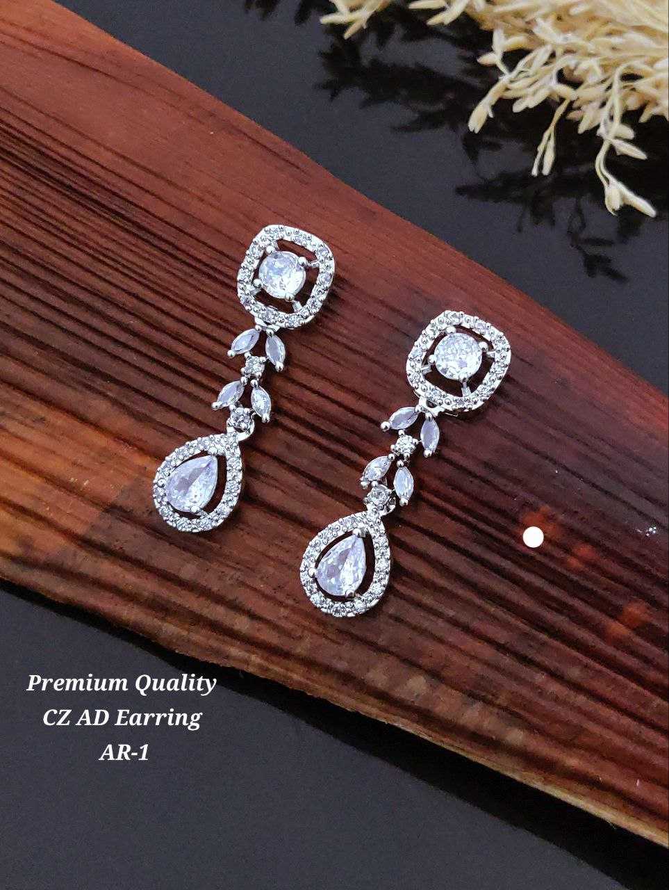 Ynf Brass KESH193 Womens Jewellery Wholesale Fancy Earrings AD Diamond Earring Artificial Earring Manufacturer