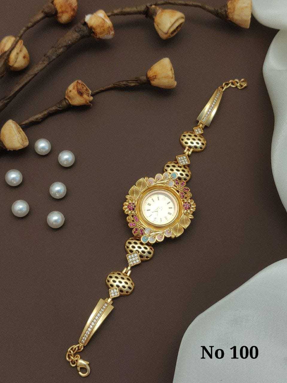Ynf Brass KESH480 Womens Jewellery Wholesale Traditional Watches Fancy Designer Watches Fashion Wrist Watches Manufacturer