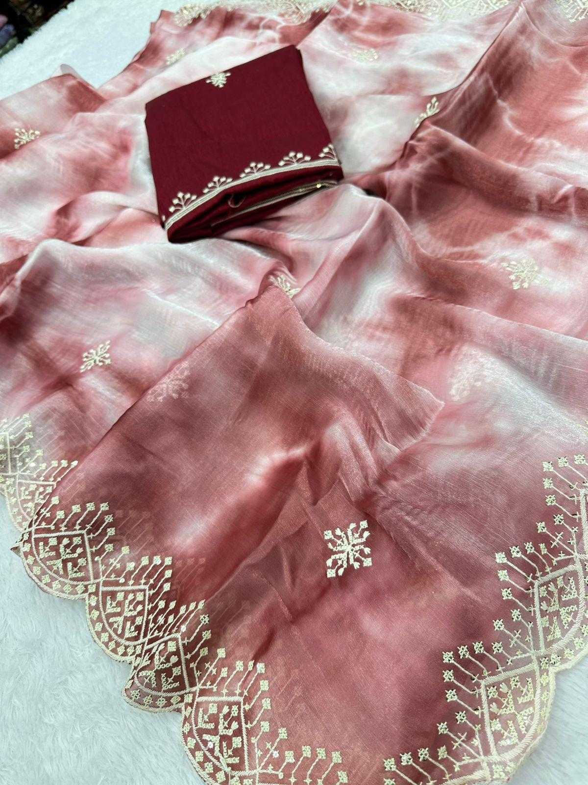 Ynf Burberry Silk KESH114 2695 Sarees Wholesale Designer Sarees Fancy Sarees Embroidered Sarees Manufacturer