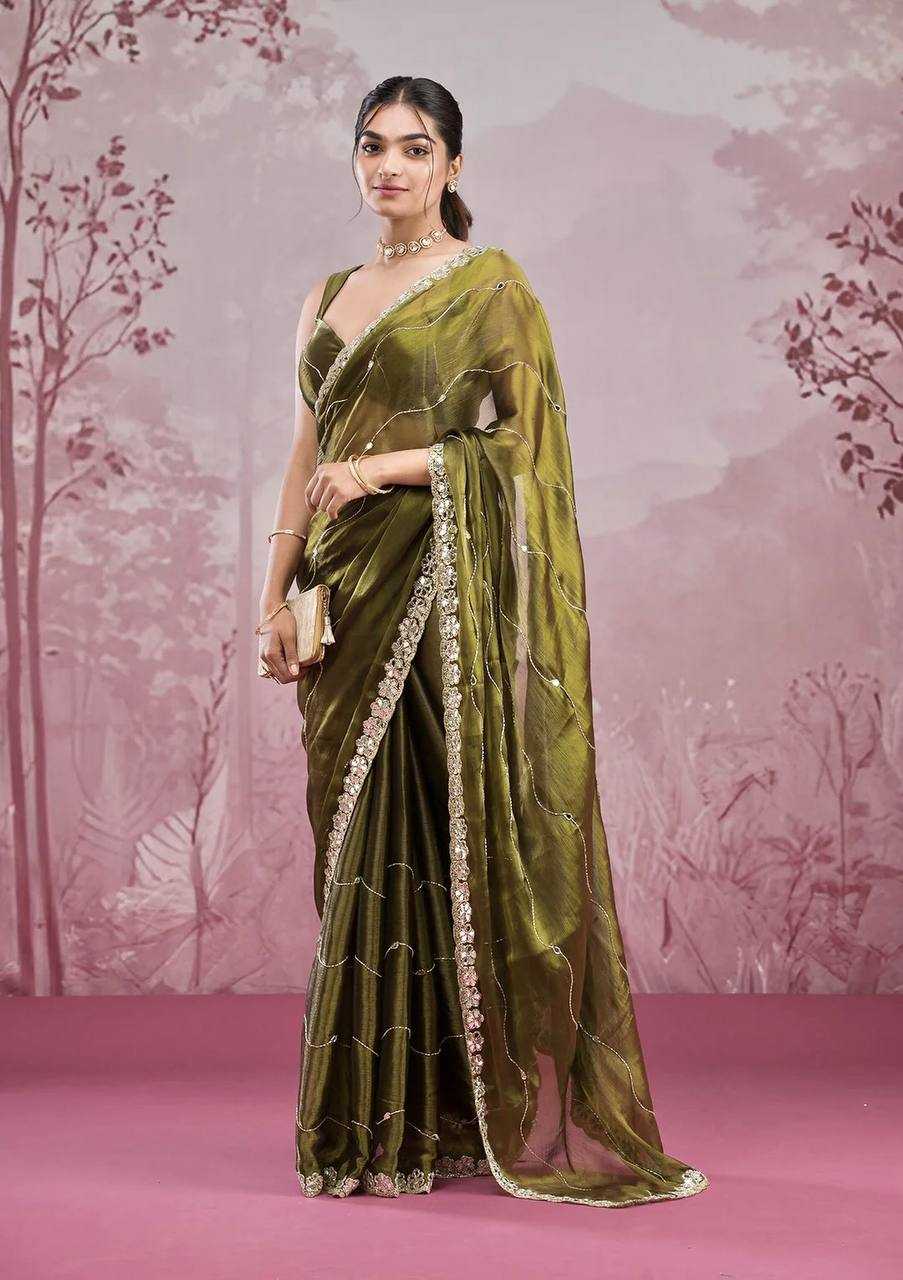 Ynf Burberry Silk KESH490 1313 Sarees Wholesale Party Wear Sarees Fancy Sarees Cutwork Saree Manufacturer