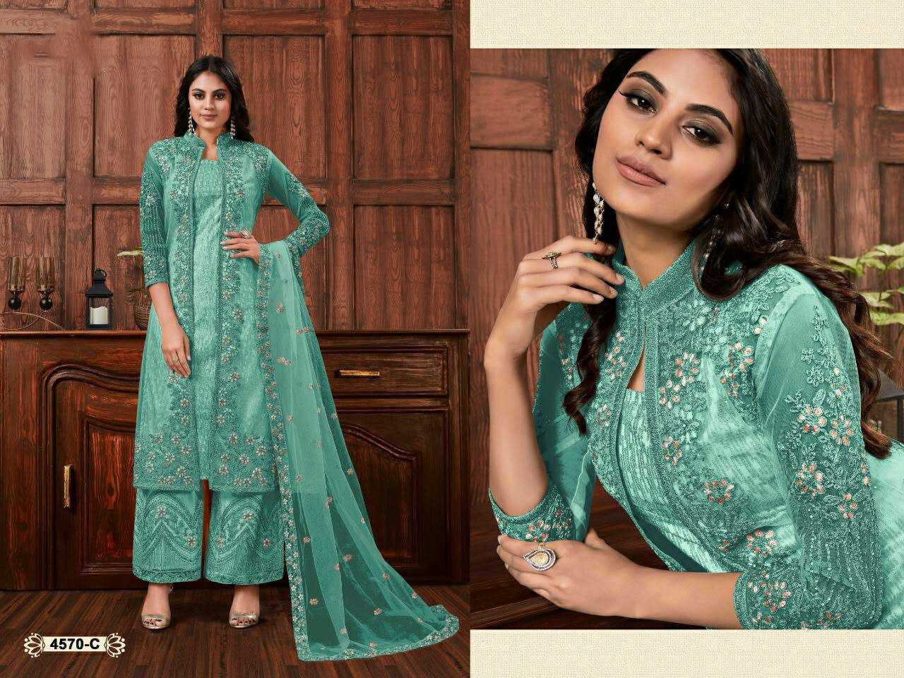 Ynf Butterfly Net RIN131 4570 Kurti Wholesale Kurti Bottom With Dupatta Manufacturer