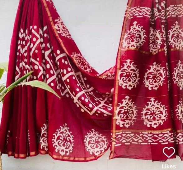 Ynf Chanderi Cotton KESH518 4357 Sarees Wholesale Printed Sarees Chanderi Sarees Cotton Sarees Manufacturer
