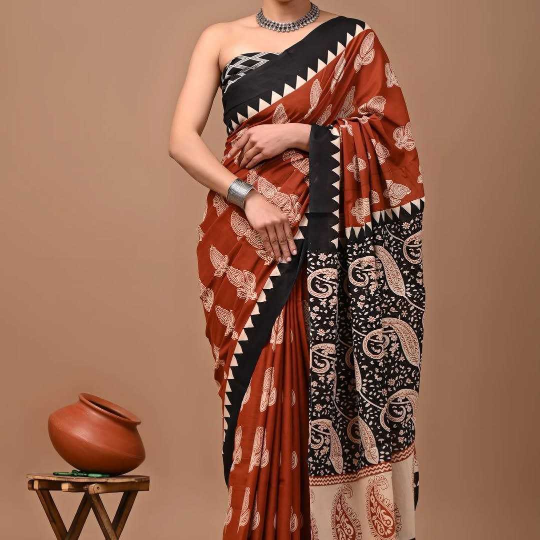 Ynf Chanderi Cotton KESH518 4402 Sarees Wedding Collections Festive Collections Wholesale Printed Sarees Chanderi Sarees Sarees With Blouse Manufacturer