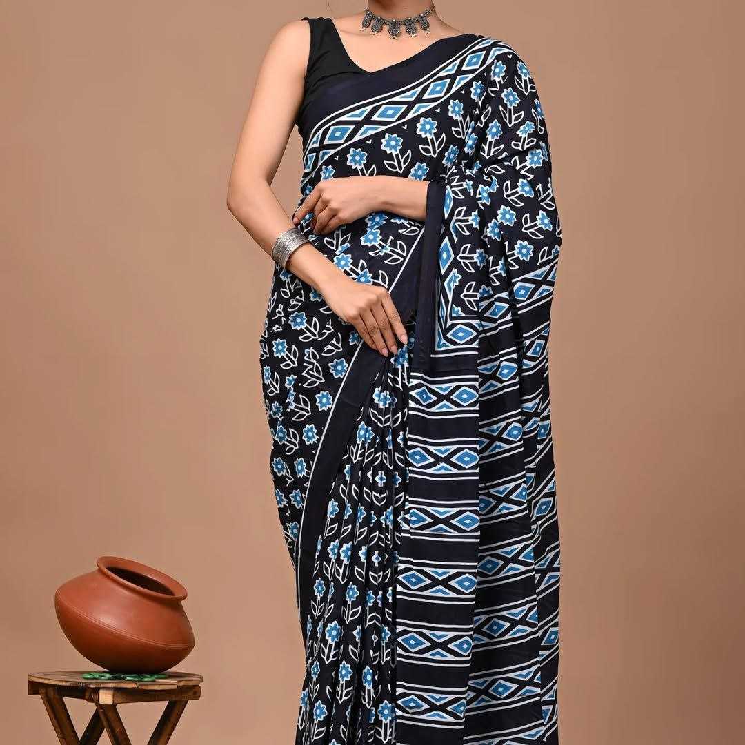 Ynf Chanderi Cotton KESH518 4402 Sarees Wedding Collections Festive Collections Wholesale Printed Sarees Chanderi Sarees Sarees With Blouse Manufacturer