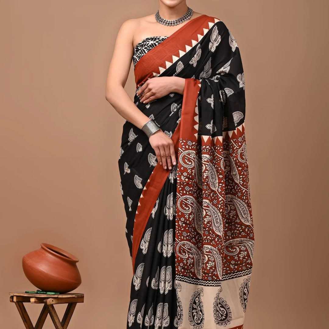 Ynf Chanderi Cotton KESH518 4402 Sarees Wedding Collections Festive Collections Wholesale Printed Sarees Chanderi Sarees Sarees With Blouse Manufacturer