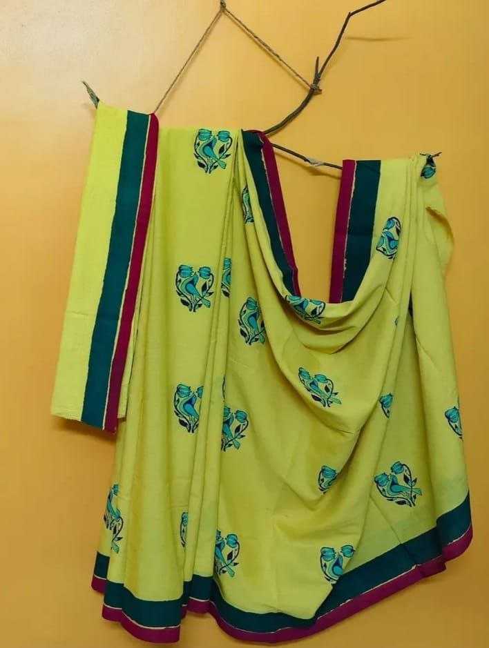 Ynf Chanderi Cotton KESH518 4405 Sarees Wholesale Printed Sarees Cotton Sarees Office Wear Sarees Manufacturer