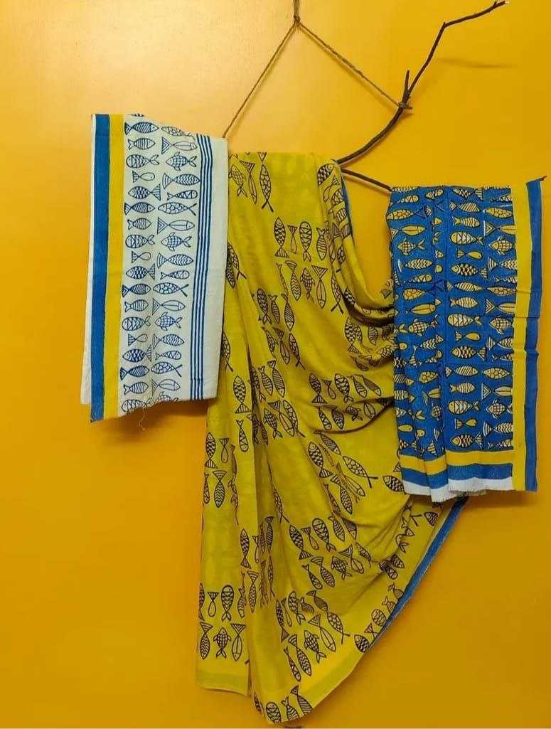 Ynf Chanderi Cotton KESH518 4405 Sarees Wholesale Printed Sarees Cotton Sarees Office Wear Sarees Manufacturer