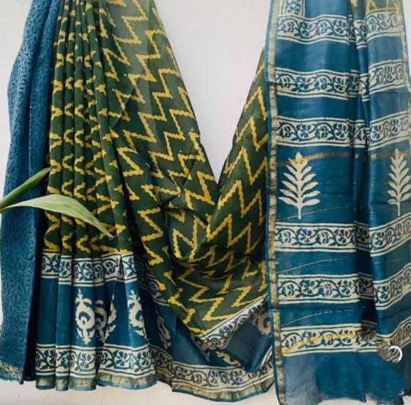 Ynf Chanderi Silk KESH518 4346 Sarees Wholesale Printed Sarees Chanderi Sarees Cotton Sarees Manufacturer