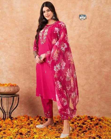 Ynf Chanderi Silk KESH536 8003 Suits & Dresses Wholesale Embroidery Suits Party wear suits Chanderi Suit Manufacturer