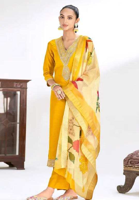 Ynf Chanderi Silk KESH552 70 Suits & Dresses Wholesale Embroidery Suits Party wear suits Chanderi Suit Manufacturer