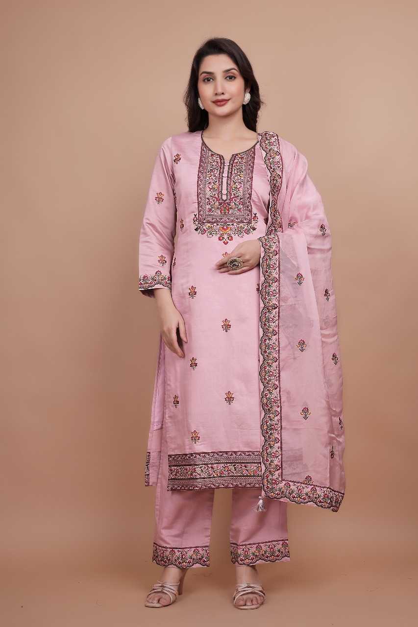 Ynf Chanderi Silk RIN197 4881 Suits & Dresses Wholesale Embroidery Suits Party wear suits Designer Suits Manufacturer