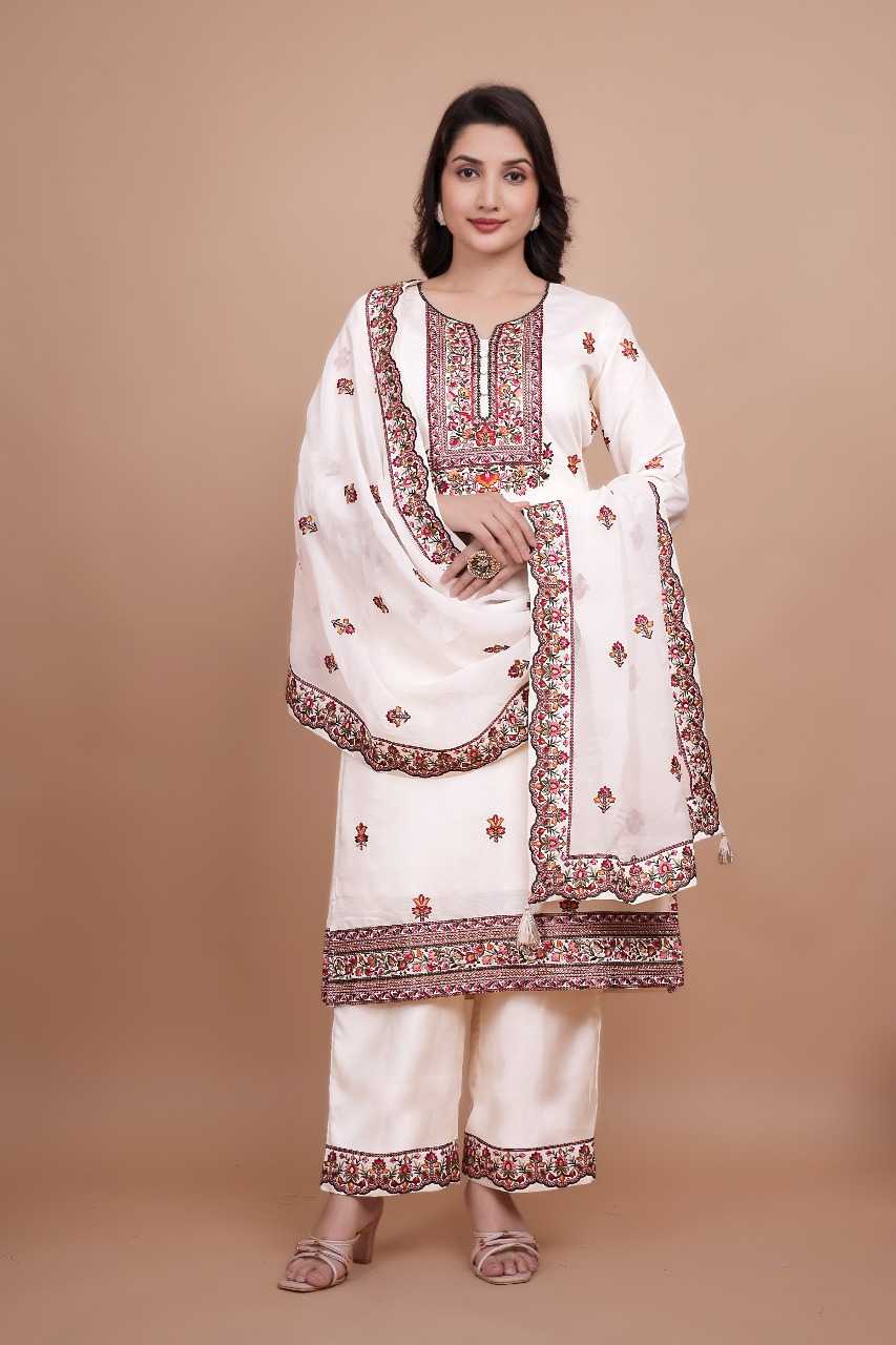 Ynf Chanderi Silk RIN197 4881 Suits & Dresses Wholesale Embroidery Suits Party wear suits Designer Suits Manufacturer