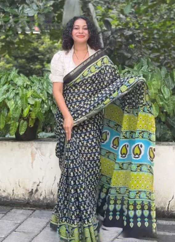 Ynf Chanderi Soft KESH518 4329 Sarees Wholesale Printed Sarees Chanderi Sarees Cotton Sarees Manufacturer