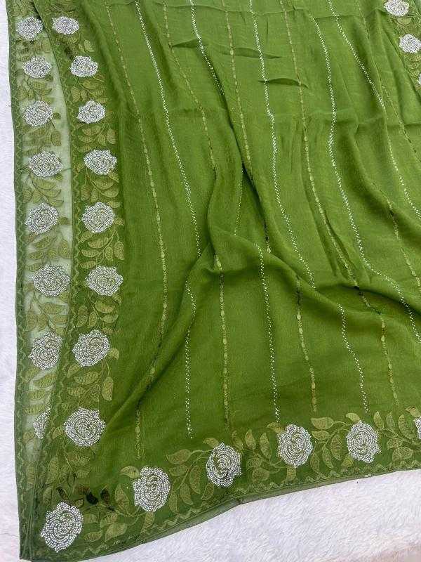Ynf Chiffon KESH114 2156 Sarees Wholesale Designer Sarees Stone Work Saree Traditional Sarees Manufacturer