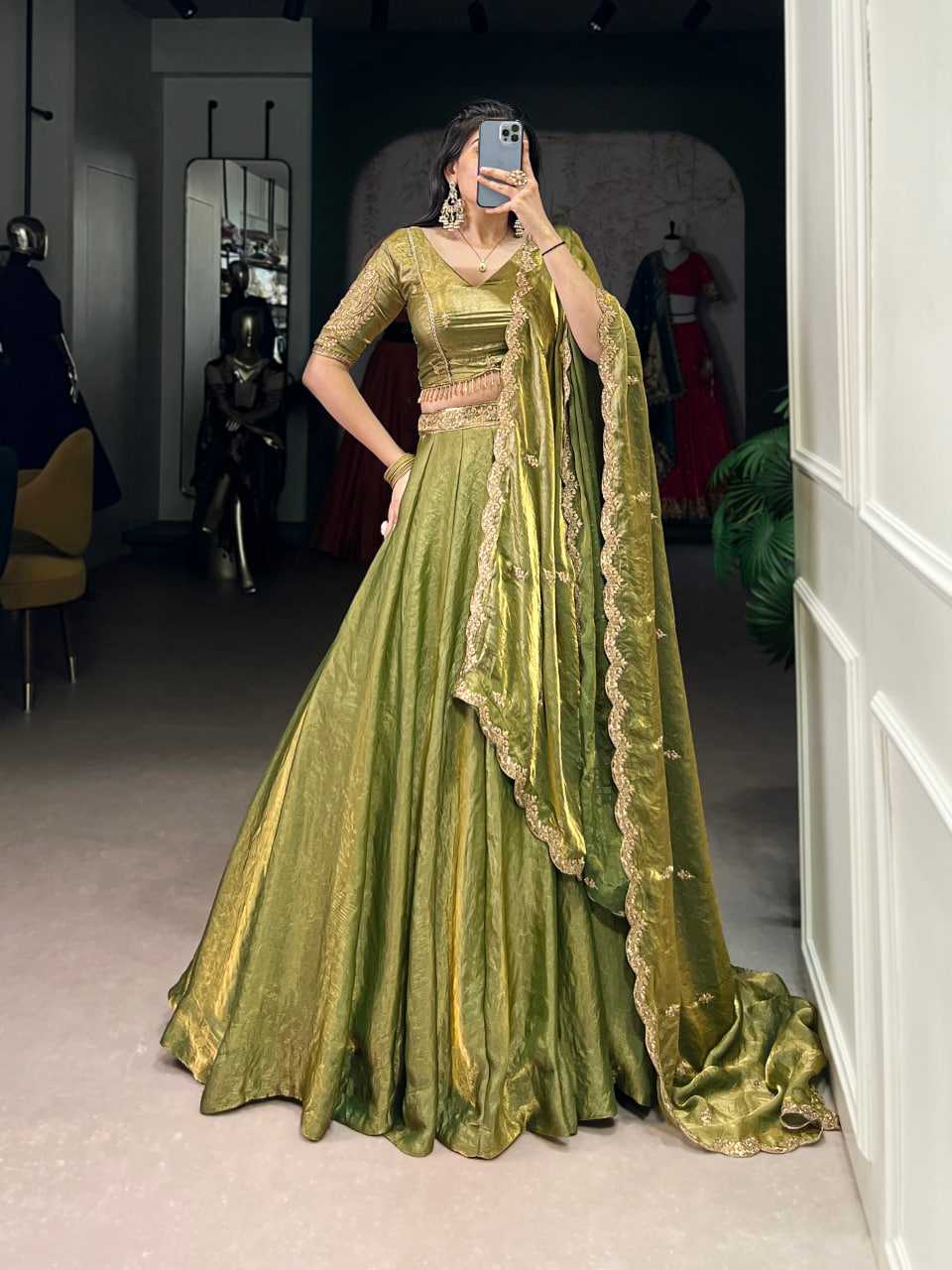 Ynf Chiffon KESH134 1440 Lehengas Wedding Collections Festive Collections Wholesale Embroidered Lehenga Sequins Lehenga Lehenga With Blouse Manufacturer