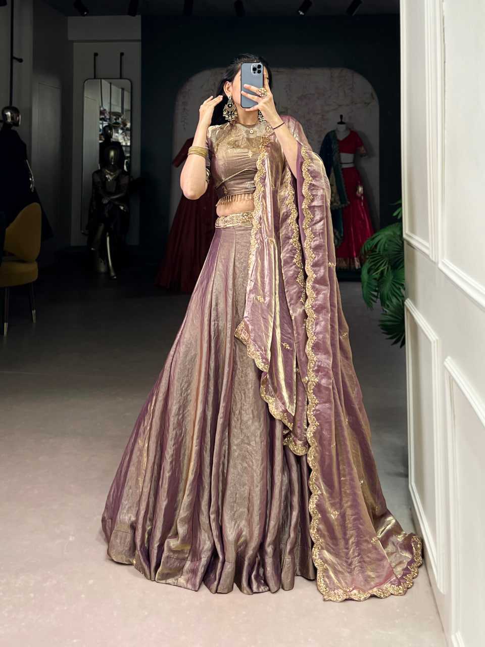 Ynf Chiffon KESH134 1440 Lehengas Wedding Collections Festive Collections Wholesale Embroidered Lehenga Sequins Lehenga Lehenga With Blouse Manufacturer