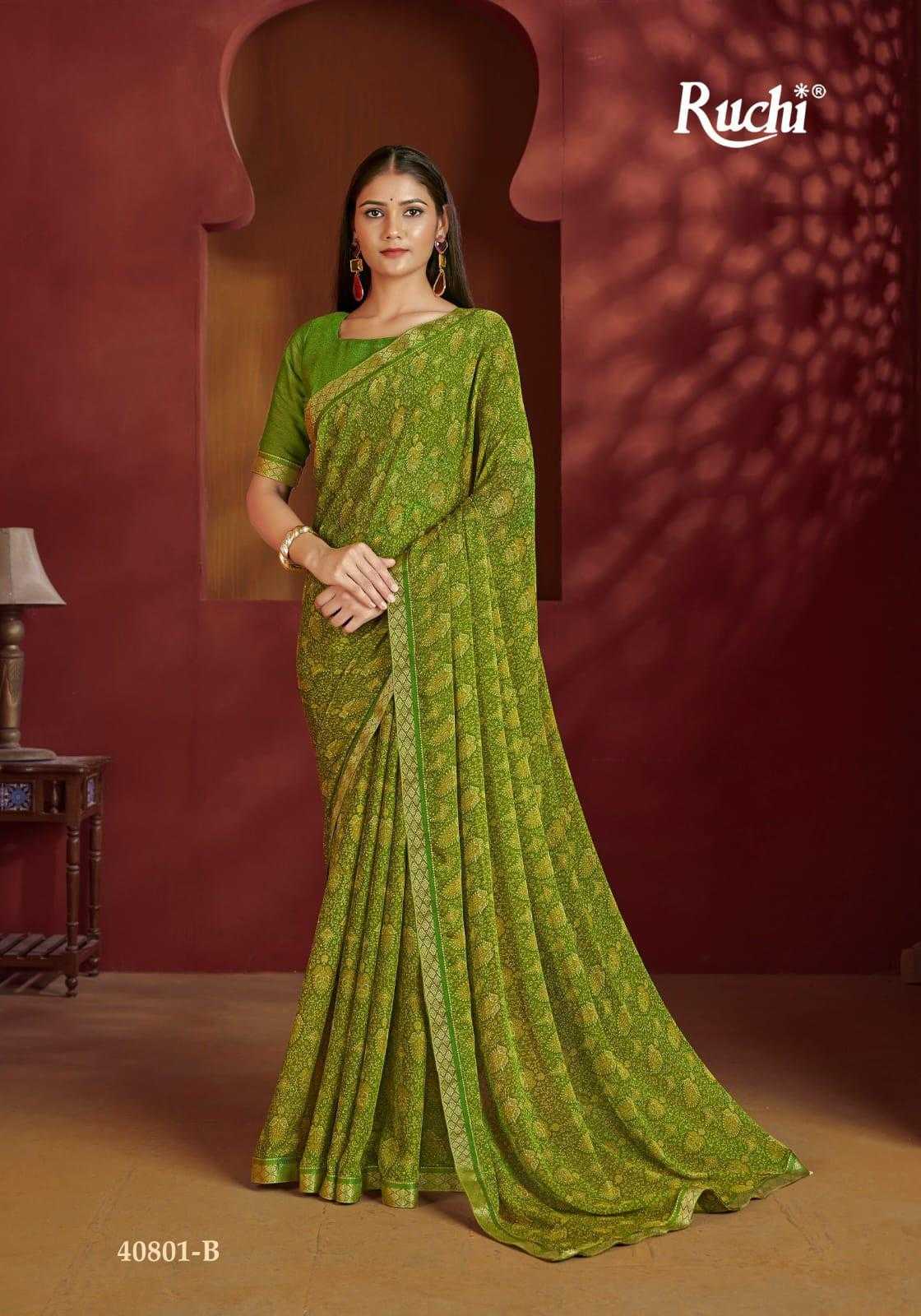 Ynf Chiffon KESH522 128 Sarees Wholesale Chiffon Sarees Manufacturer