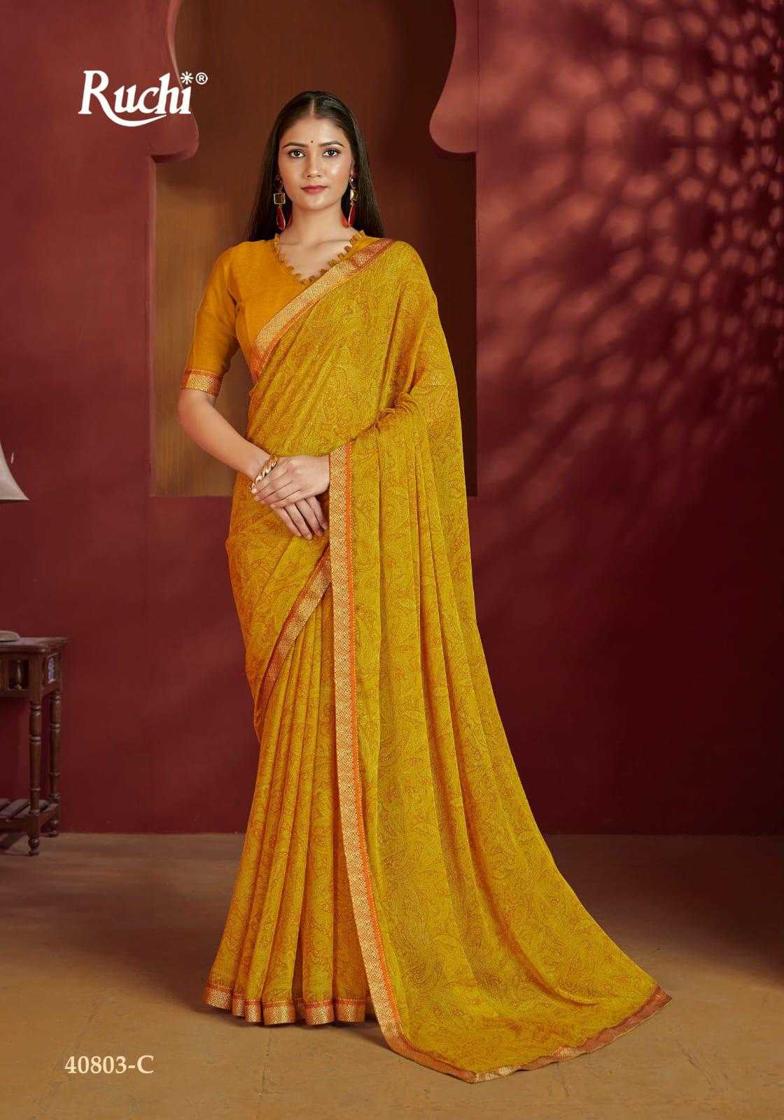 Ynf Chiffon KESH522 128 Sarees Wholesale Chiffon Sarees Manufacturer