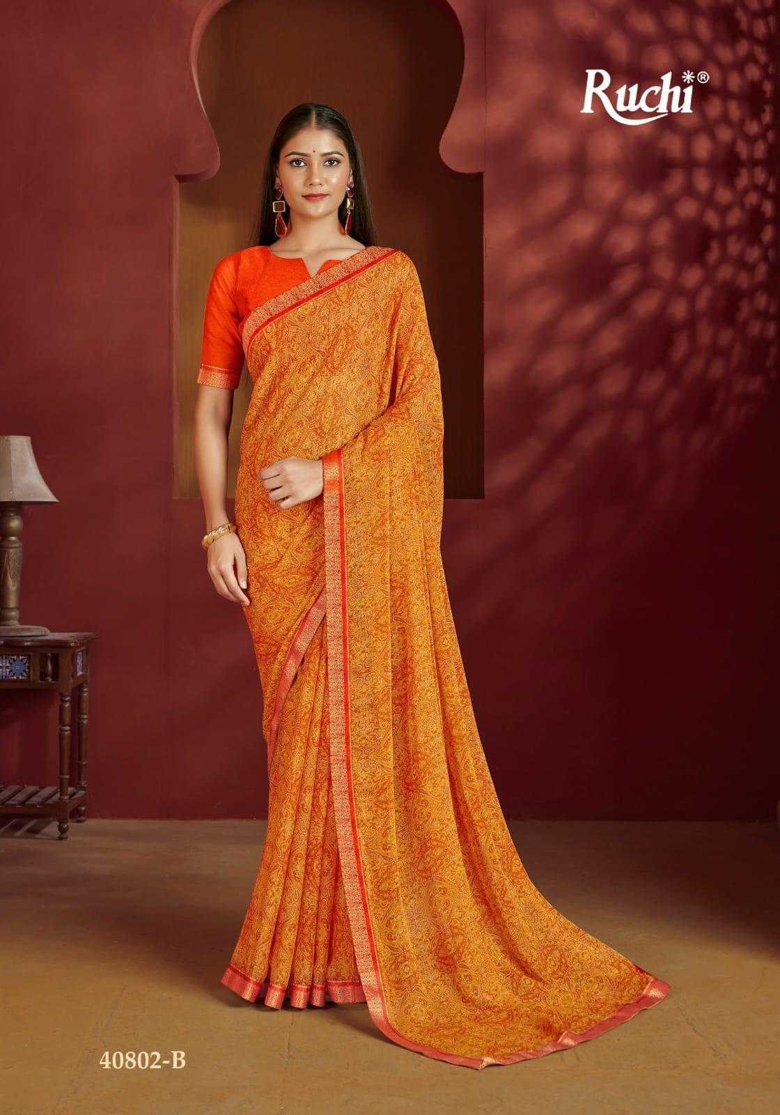Ynf Chiffon KESH522 128 Sarees Wholesale Chiffon Sarees Manufacturer