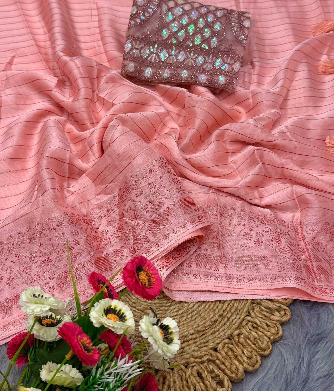 Ynf Chiffon RIN171 913 Sarees Wholesale Designer Sarees Ladies Sarees Chiffon Sarees Manufacturer