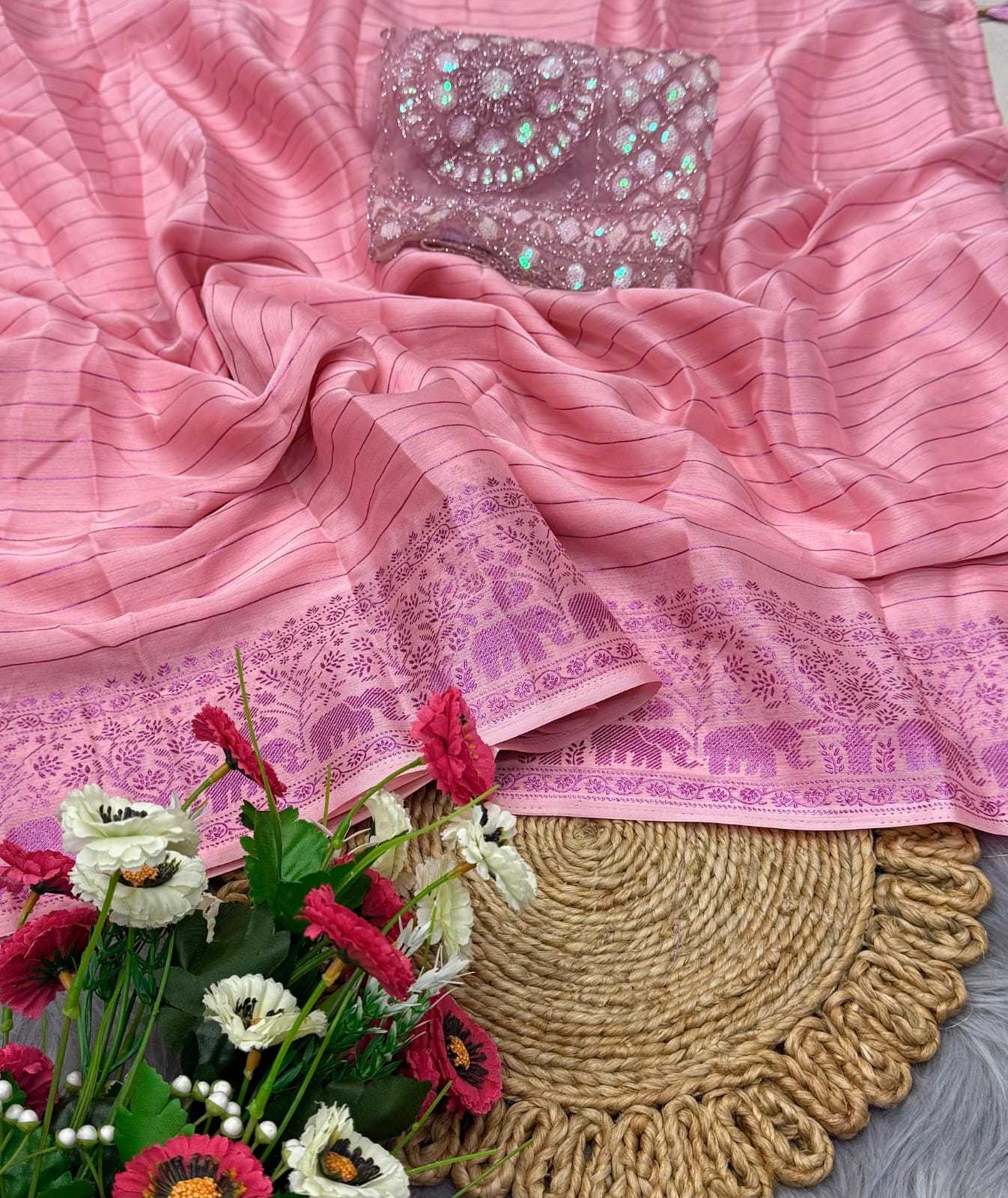 Ynf Chiffon RIN171 913 Sarees Wholesale Designer Sarees Ladies Sarees Chiffon Sarees Manufacturer