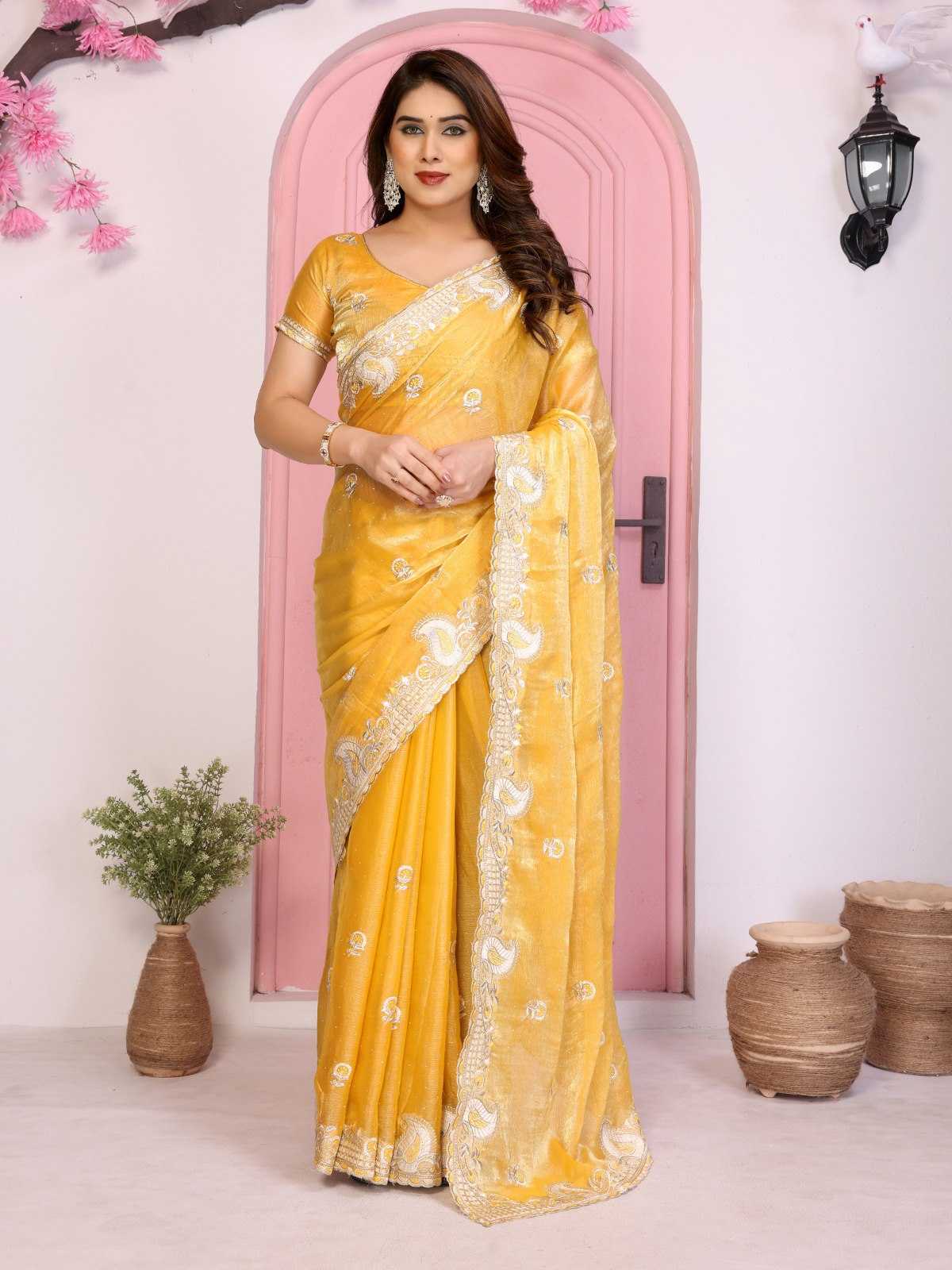 Ynf Chiffon RIN188 Hammers4 Sarees Wholesale Fancy Sarees Chiffon Sarees Embroidered Sarees Manufacturer