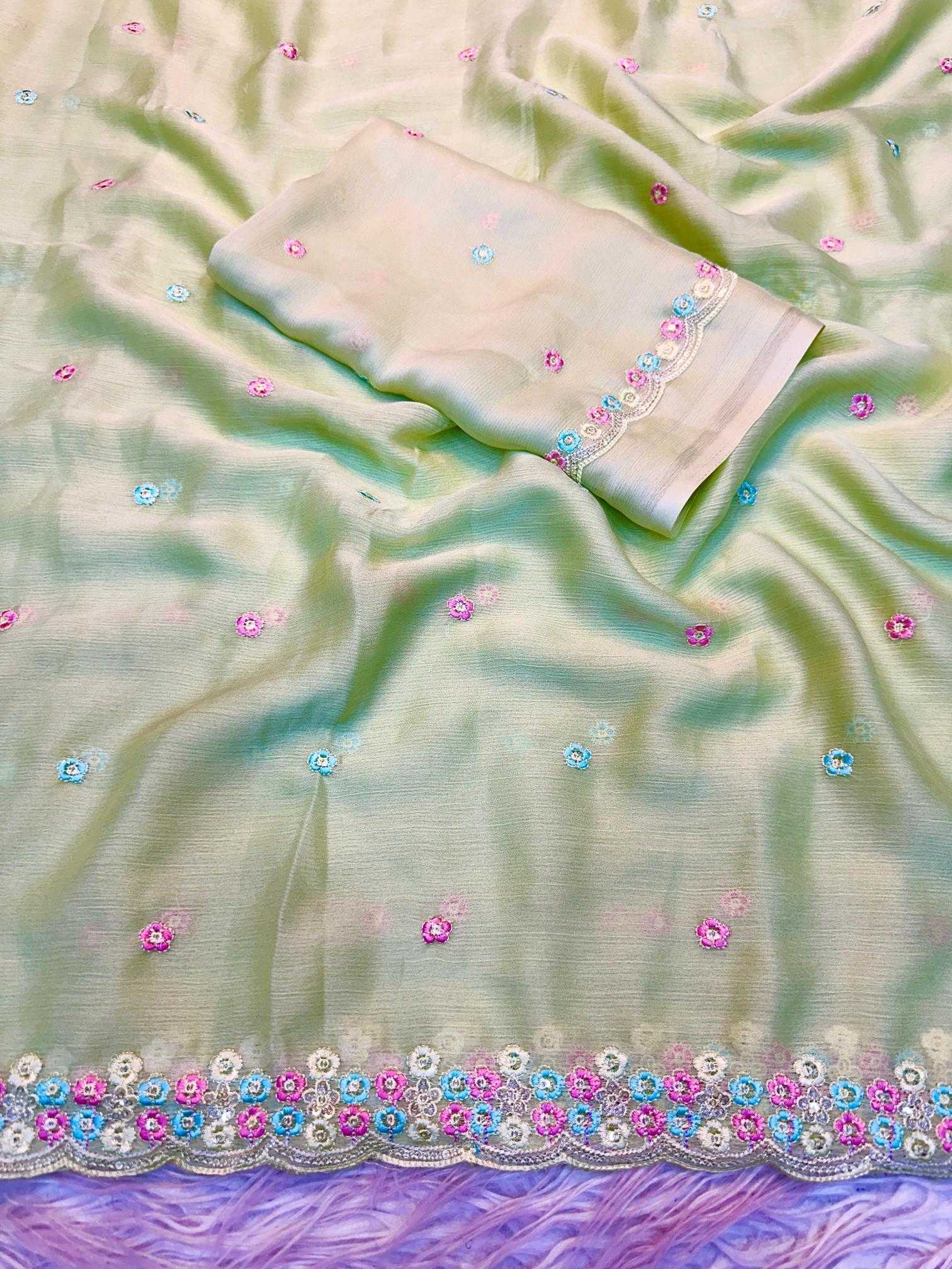 Ynf Chiffon RIN198 LOVE BITE Silk Sarees Wholesale Soft Silk Sarees Designer Silk Sarees Embroidered Silk Sarees Manufacturer