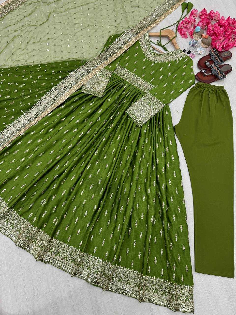 Ynf Chinon KESH141 1111 Gowns Wholesale Embroidery Gowns Party Gowns Wedding Gown Manufacturer