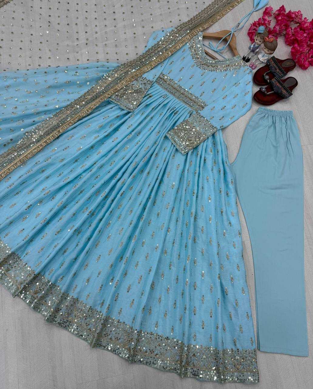 Ynf Chinon KESH141 1111 Gowns Wholesale Embroidery Gowns Party Gowns Wedding Gown Manufacturer