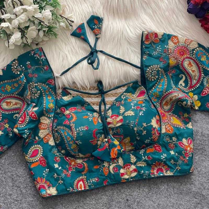 Ynf Chinon KESH426 Position Readymade Blouses Wholesale Printed Blouse Designer Blouse Party Wear Blouse Manufacturer