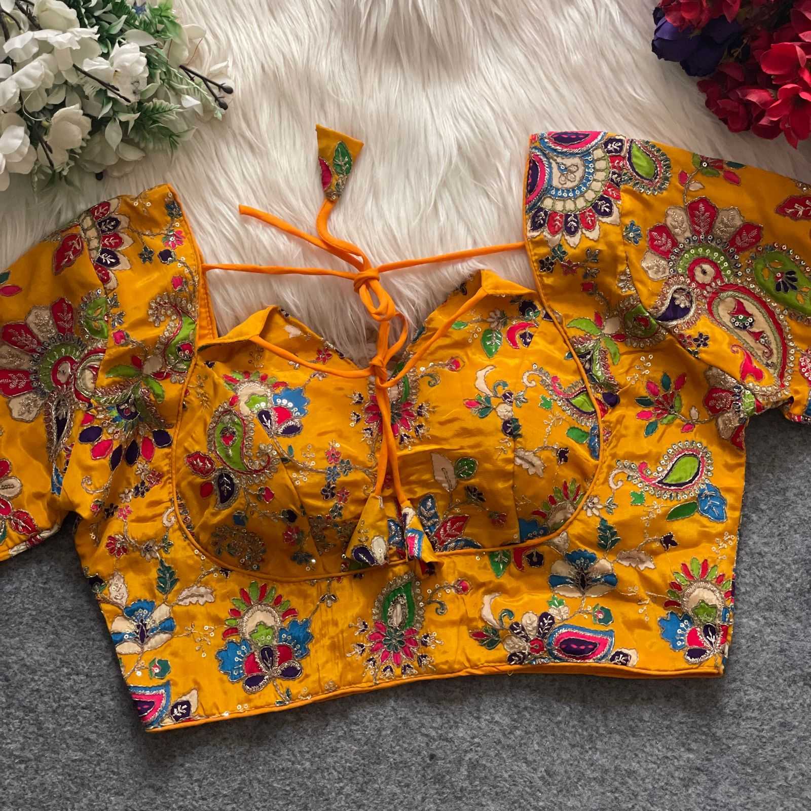 Ynf Chinon KESH426 Position Readymade Blouses Wholesale Printed Blouse Designer Blouse Party Wear Blouse Manufacturer