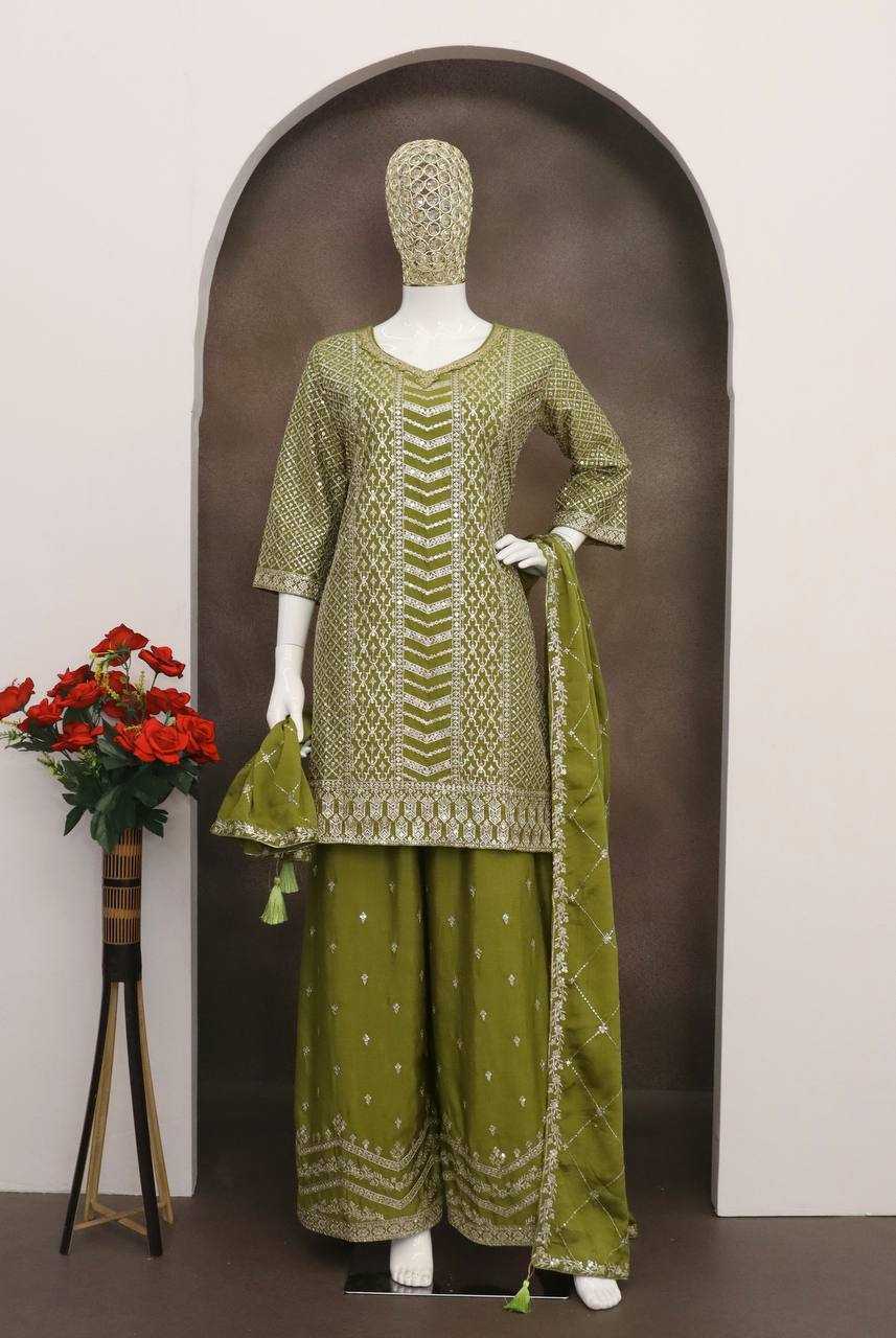 Ynf Chinon KESH504 7518 Suits & Dresses Wedding Collections Festive Collections Wholesale Embroidery Suits Designer Suits Wedding Outfits Manufacturer