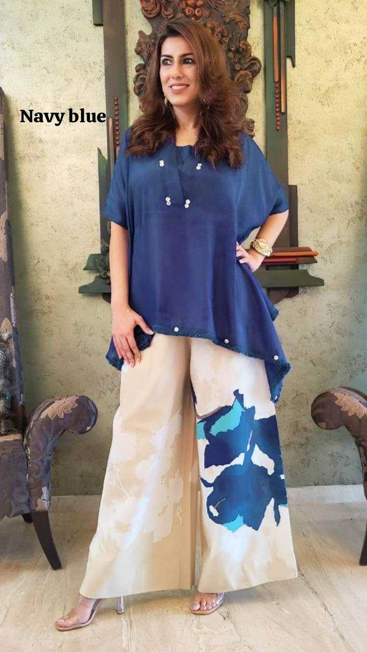 Ynf Chinon KESH531 1036 Kurti Wholesale Party Wear Kurtis Kaftan Kurtis Kurti With Palazzo Manufacturer