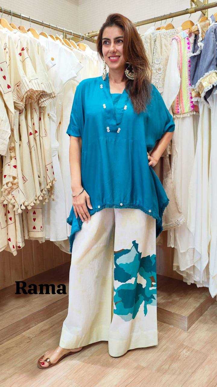 Ynf Chinon KESH531 1036 Kurti Wholesale Party Wear Kurtis Kaftan Kurtis Kurti With Palazzo Manufacturer