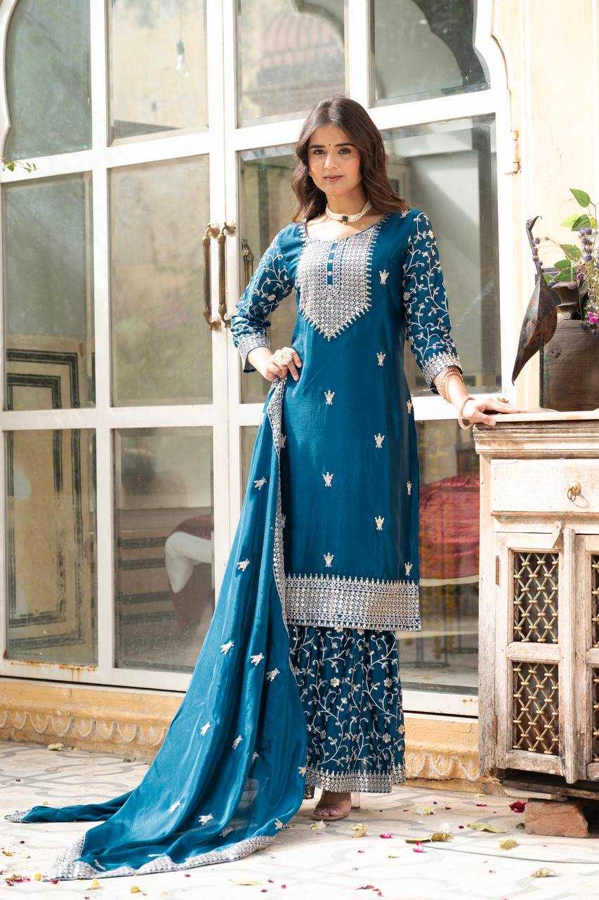 Ynf Chinon KESH533 5084 Suits & Dresses Wholesale Ladies Suits Sharara Salwar Suits Embroidery Suits Wedding Suits Manufacturer