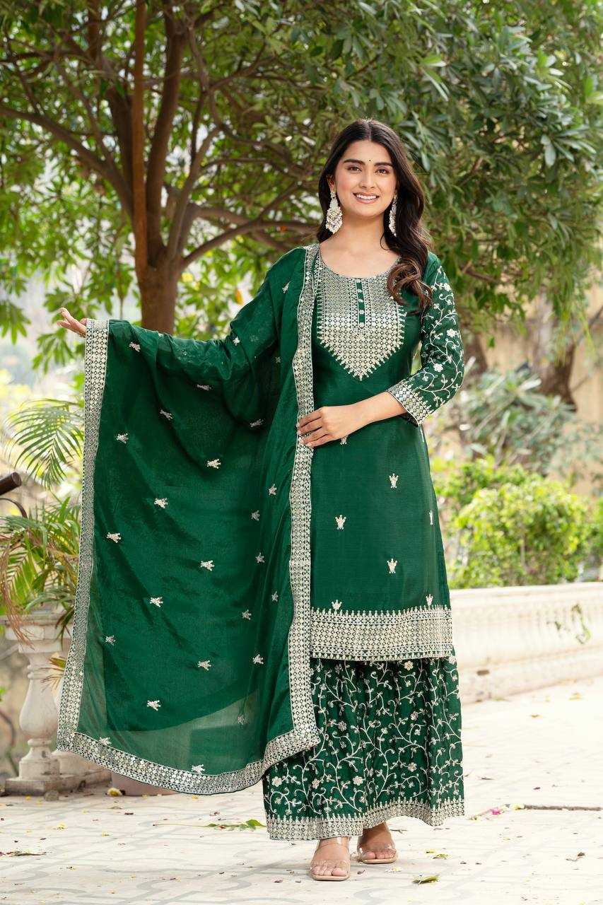 Ynf Chinon KESH533 5084 Suits & Dresses Wholesale Ladies Suits Sharara Salwar Suits Embroidery Suits Wedding Suits Manufacturer