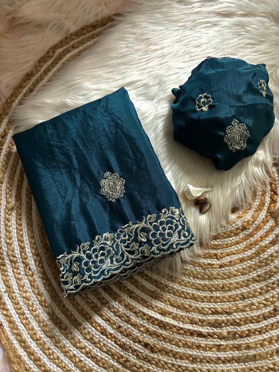Ynf Chinon RIN178 ENVELOP Sarees Wholesale Designer Sarees Party Wear Sarees Embroidered Sarees Manufacturer